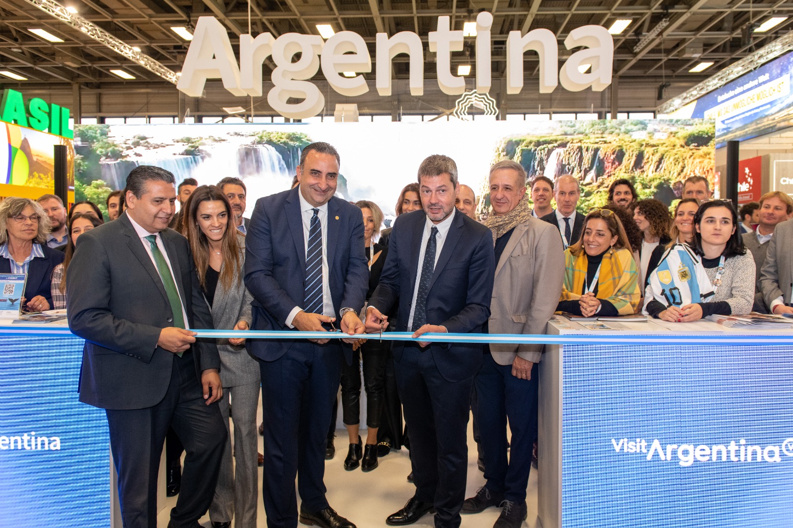 La Inauguración oficial stand argentino en ITB Berlin, encabezada por el ministro de Turismo, Matías Lammens