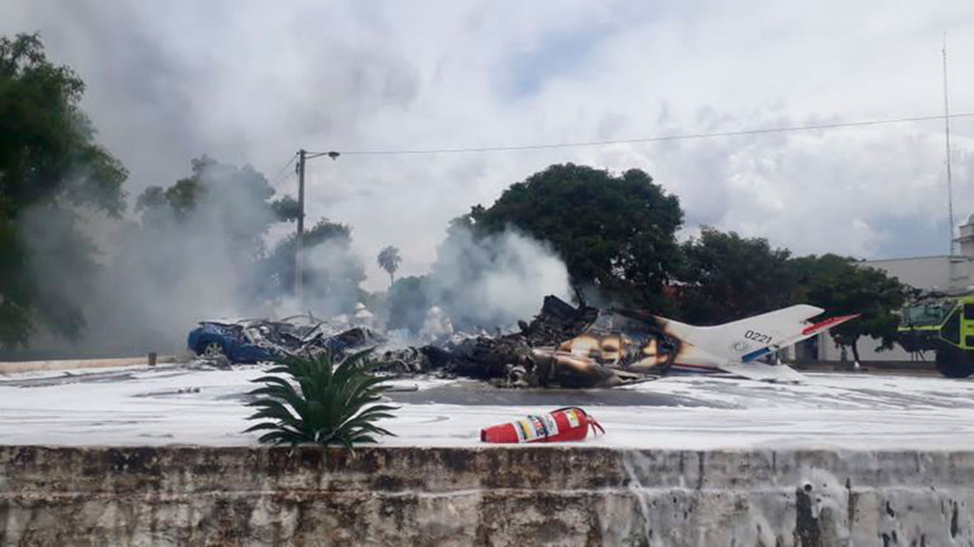 Una avioneta se estrelló en Paraguay