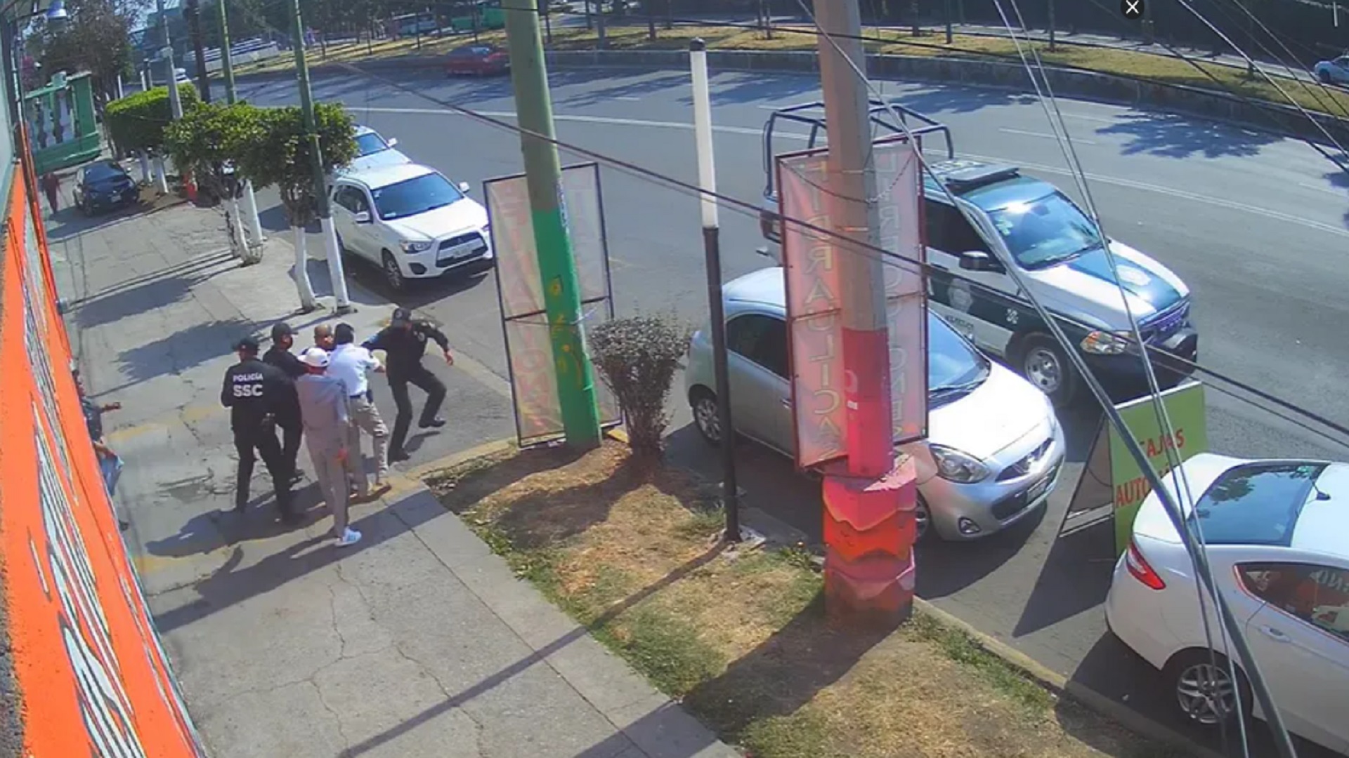 En enero de 2022 el hermano de Israel Vallarta sufrió un intento de secuestro por parte de elementos de la SSC. (Impresión de pantalla)