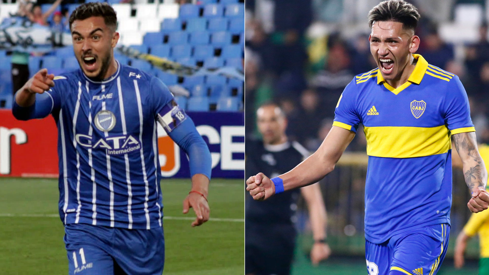 Martín Ojeda dan Luis Vázquez, kartu gol hari ini (@fotobairesarg)