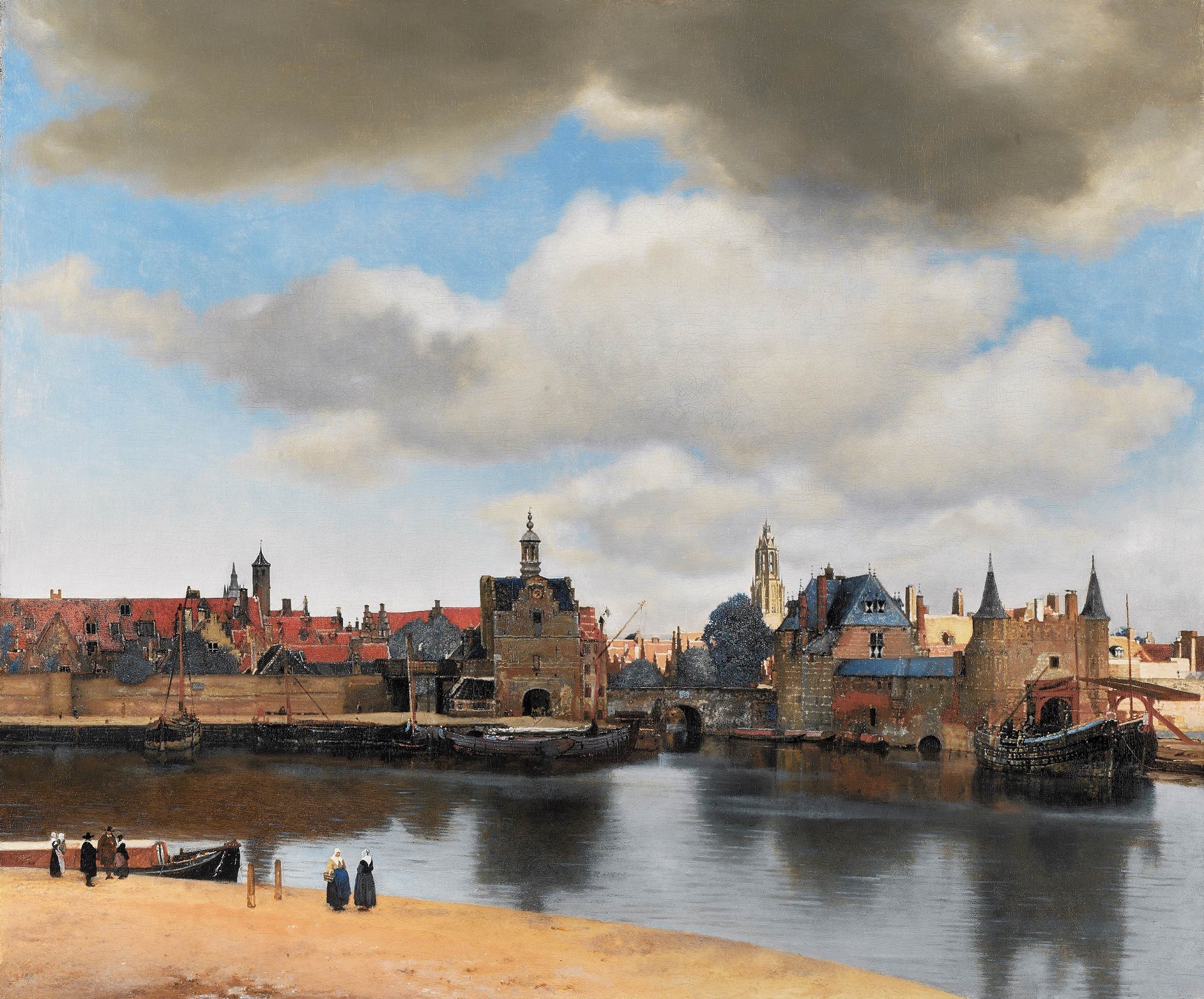“Vista de Delft” (1661) de Johannes Vermeer