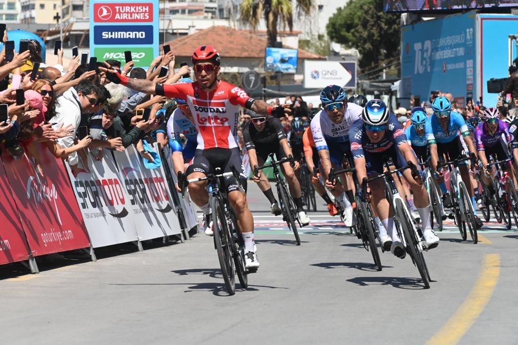 Caleb Ewan, winner of stage 1 of the Tour of Turkey 2022. Photo: Lotto Soudal