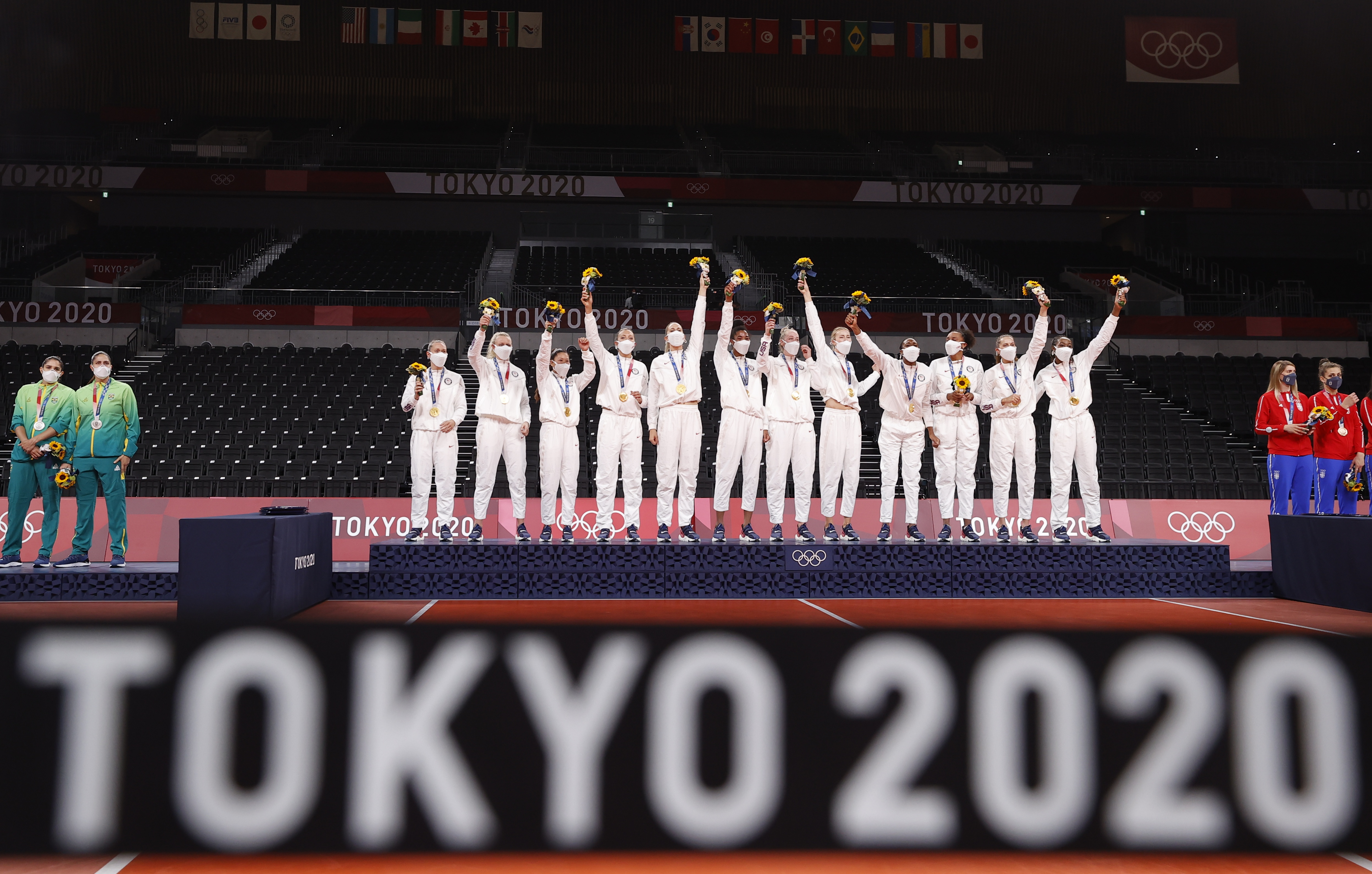 Estados Unidos confirmó su reinado en el medallero olímpico de Tokio, China quedó en segundo lugar y Brasil rompió su récord
