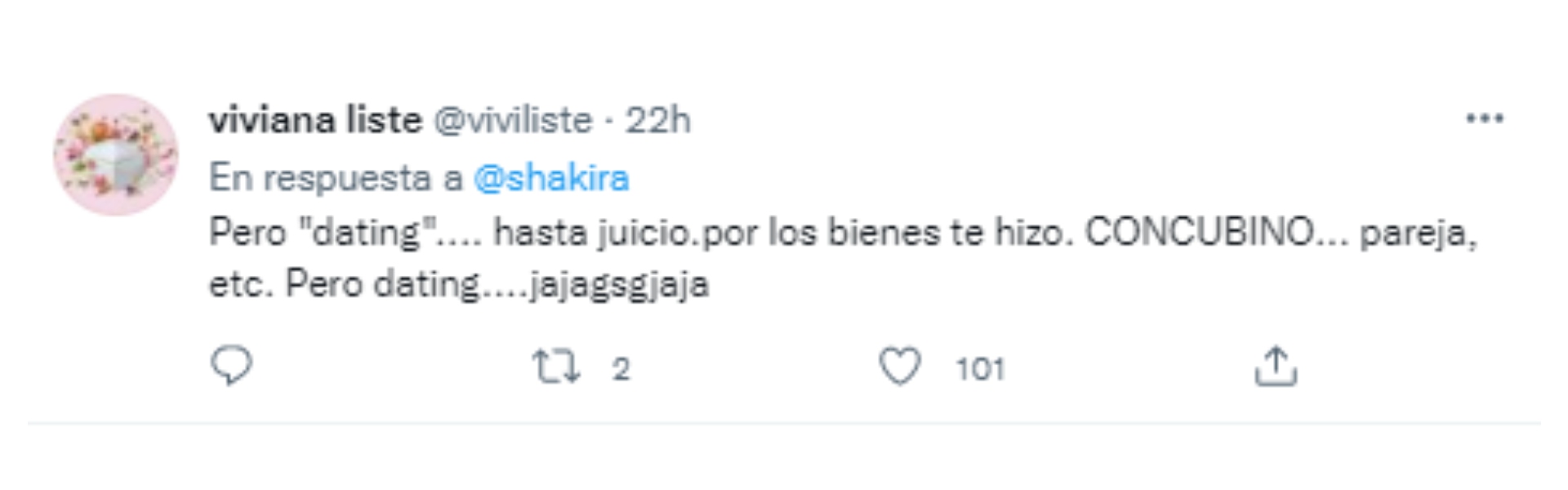 Los comentarios que recibió Shakira luego de su tweet sobre Antonio De la Rúa