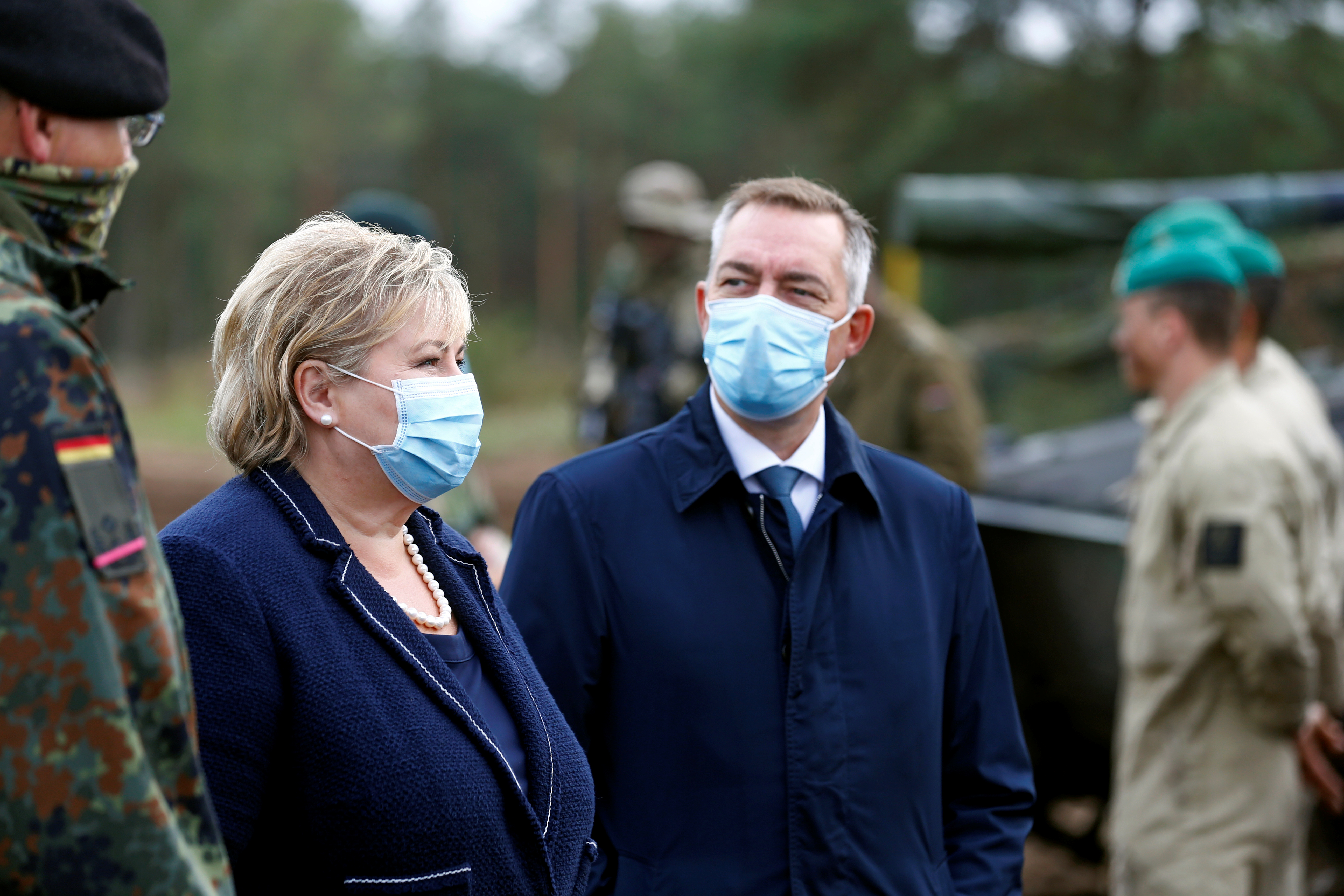 Primera ministra de Noruega, Erna Solberg. REUTERS/Ints Kalnins