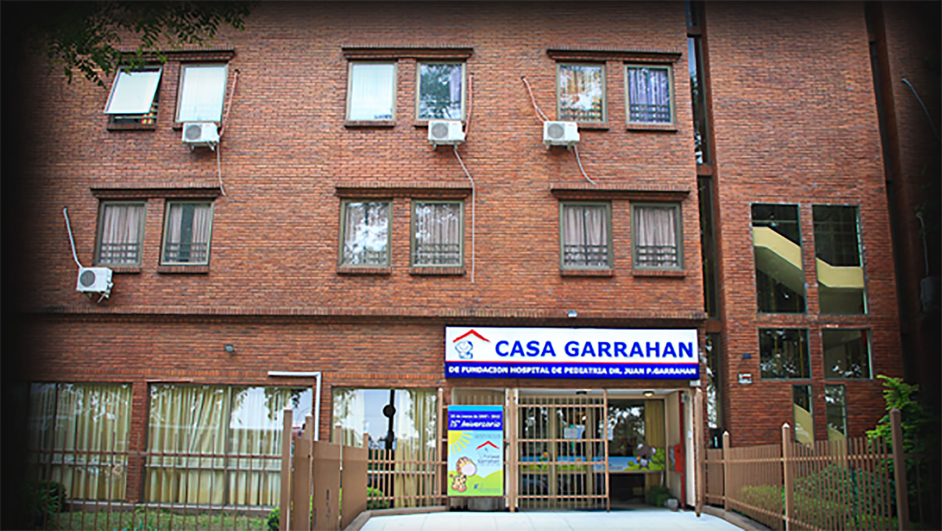 La casa del Garrahan se ubica en la calle Pichincha 1731 y alberga a decenas de familias al año