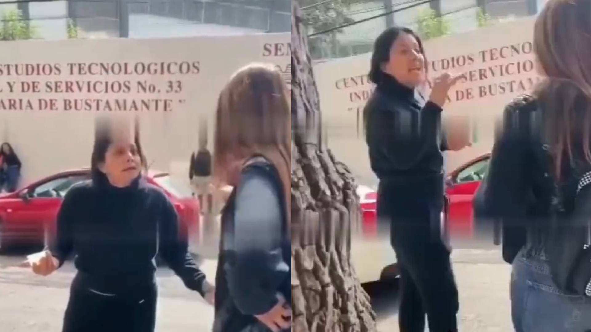 Mujer arremete contra estudiantes del CETIS 33 y hasta les arroja un flan;  termina golpeada - Infobae