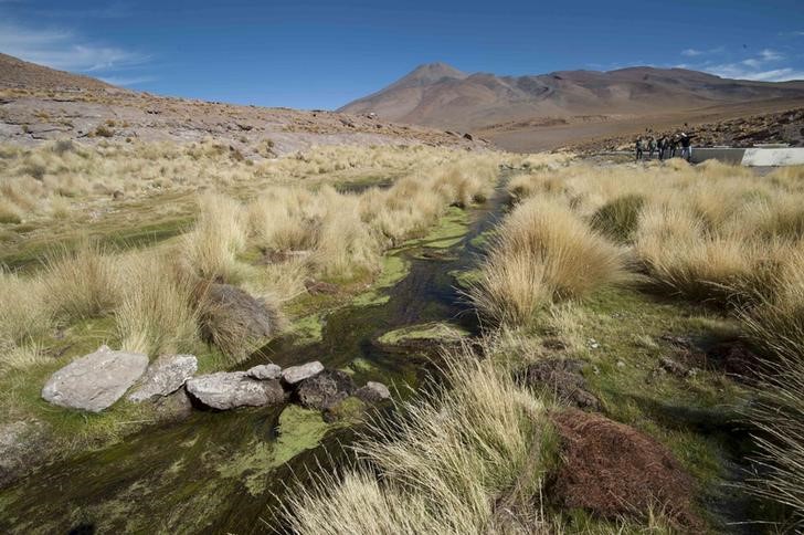 Imagen de archivo: agua corriendo en un manantial del Silala al sur de La Paz (REUTERS/Presidencia de Bolivia)