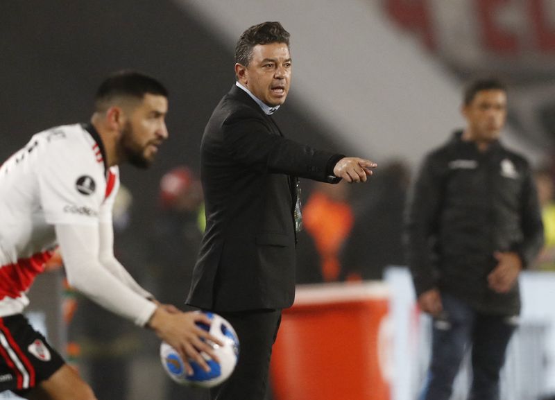 Marcelo Gallardo believes that Pablo Solari can provide solutions to the problems in River Plate's attack (Reuters)