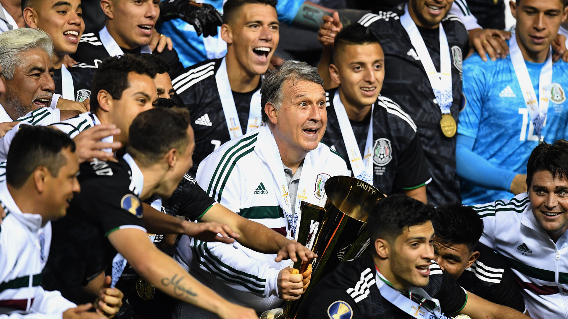 Gerardo Martino inició su ciclo en México ganando la Copa de Oro 2019 (Foto: AFP)