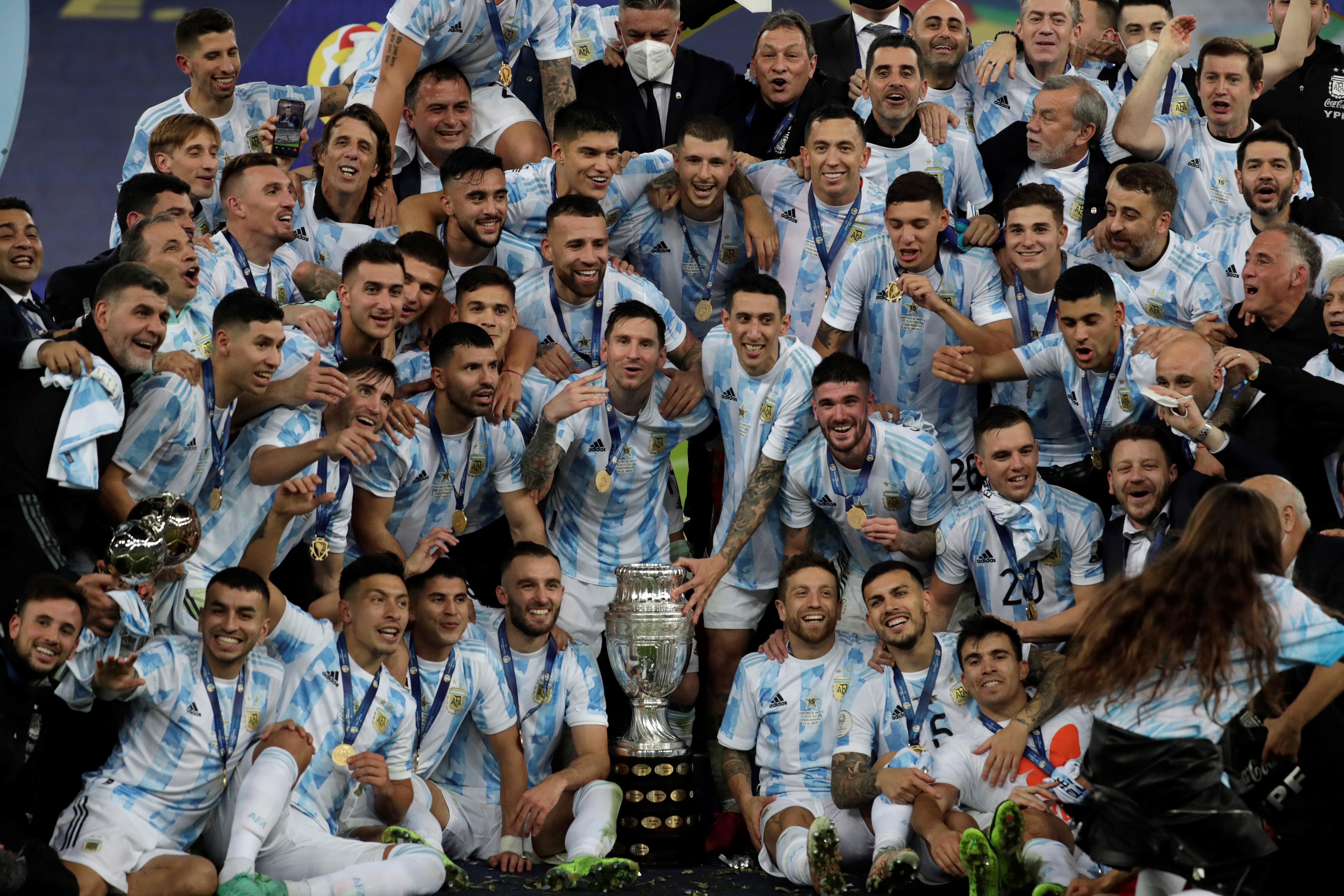 Argentina fue campeón de la Copa América en el Maracaná (Foto: EFE)