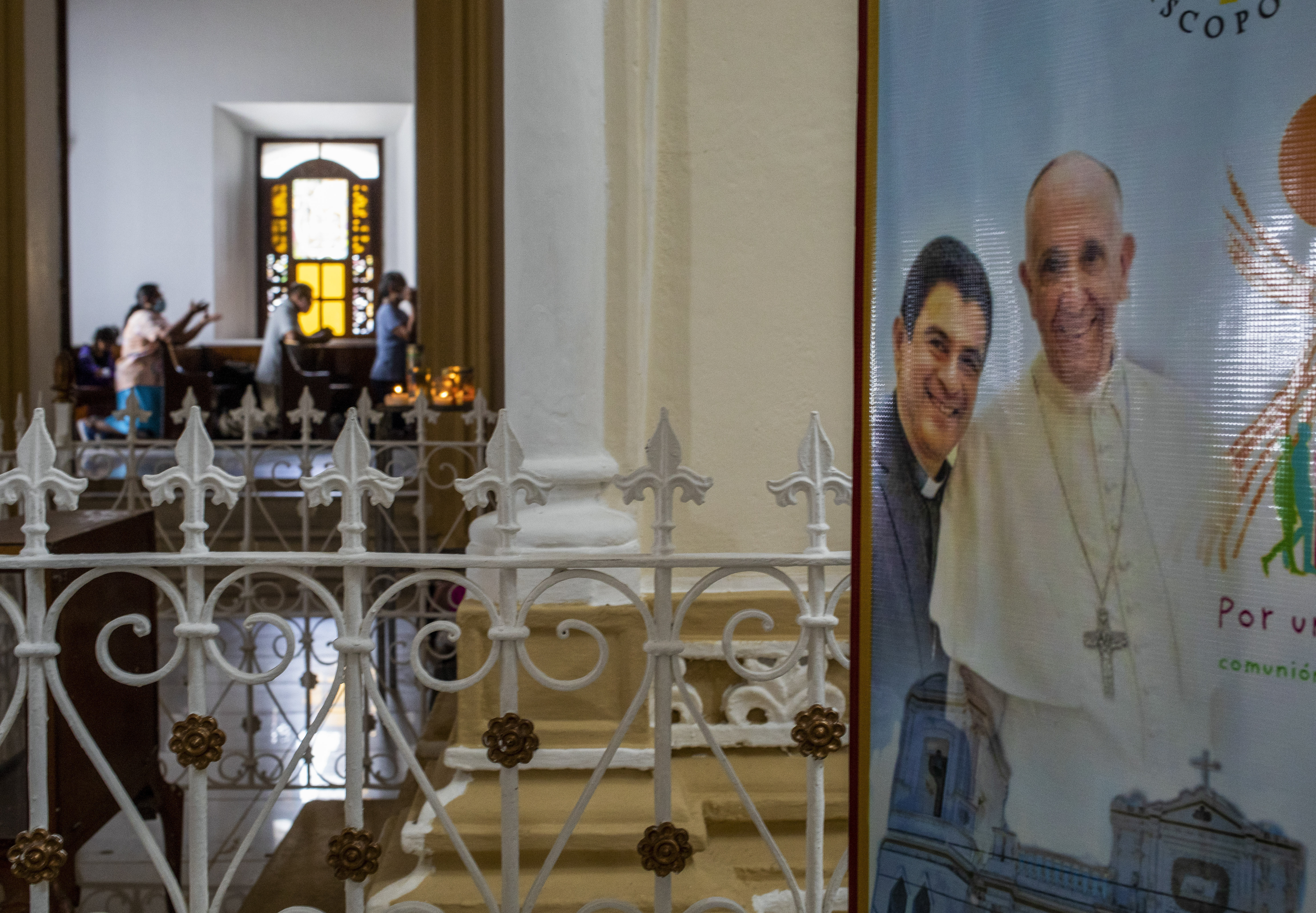 El papa Francisco también expresó su preocupación por la situación de Nicaragua (AP/Inti Ocon)