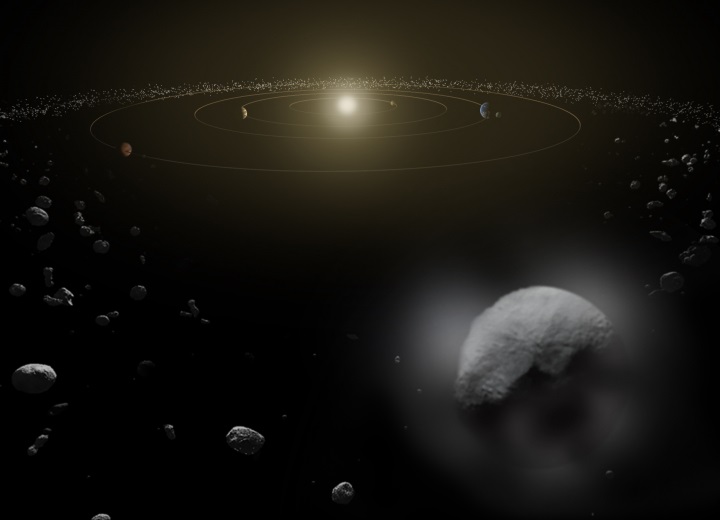 El asteroide 7482 (1994 PC1) fue visto por primera vez en el año 1974 (ESA/ATG MEDIALAB)
