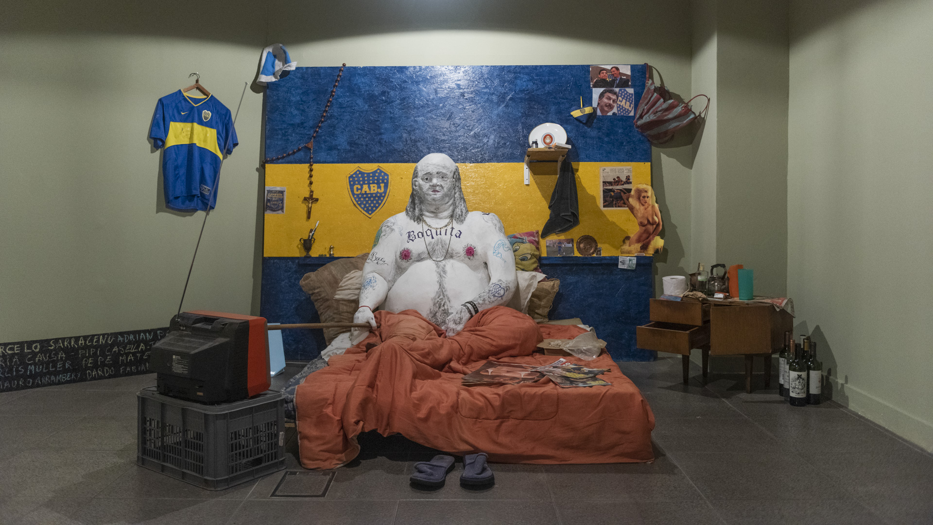 "Boquita, el origen del mal", instalación de Marcia Schvartz (Adrián Escándar)