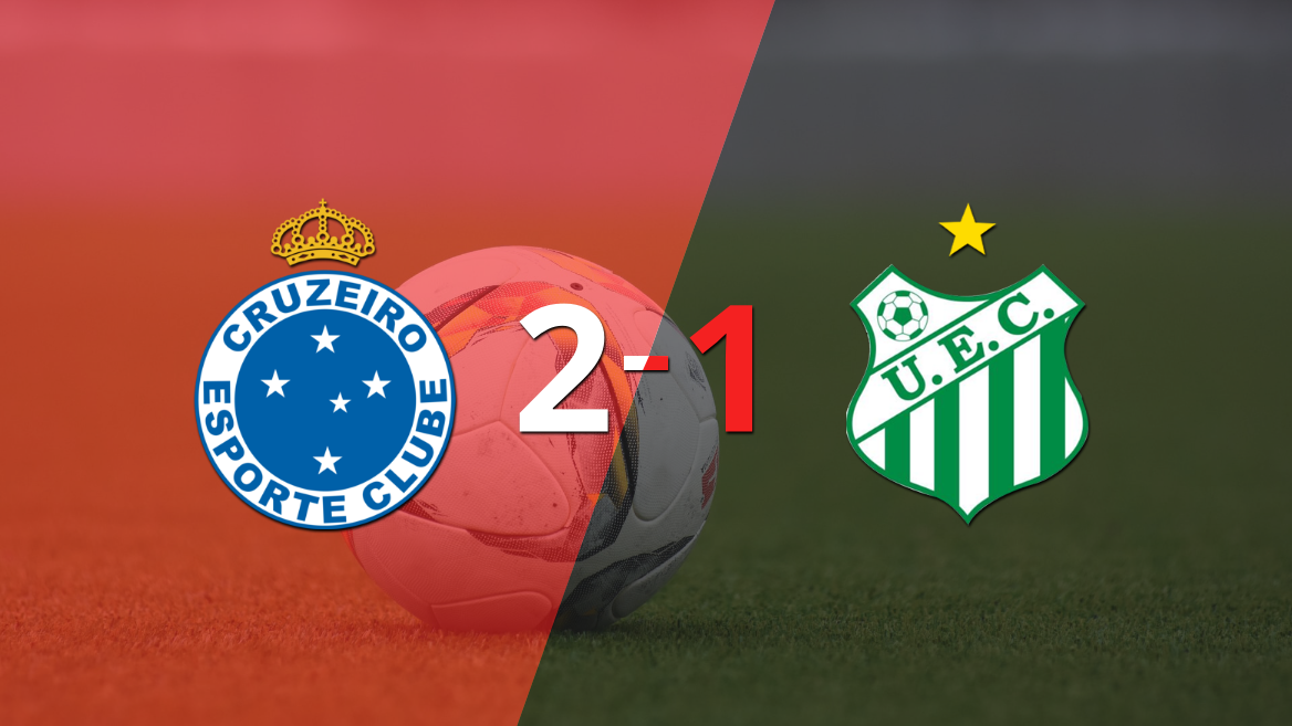 Cruzeiro logró una victoria de local por 2 a 1 frente a Uberlândia