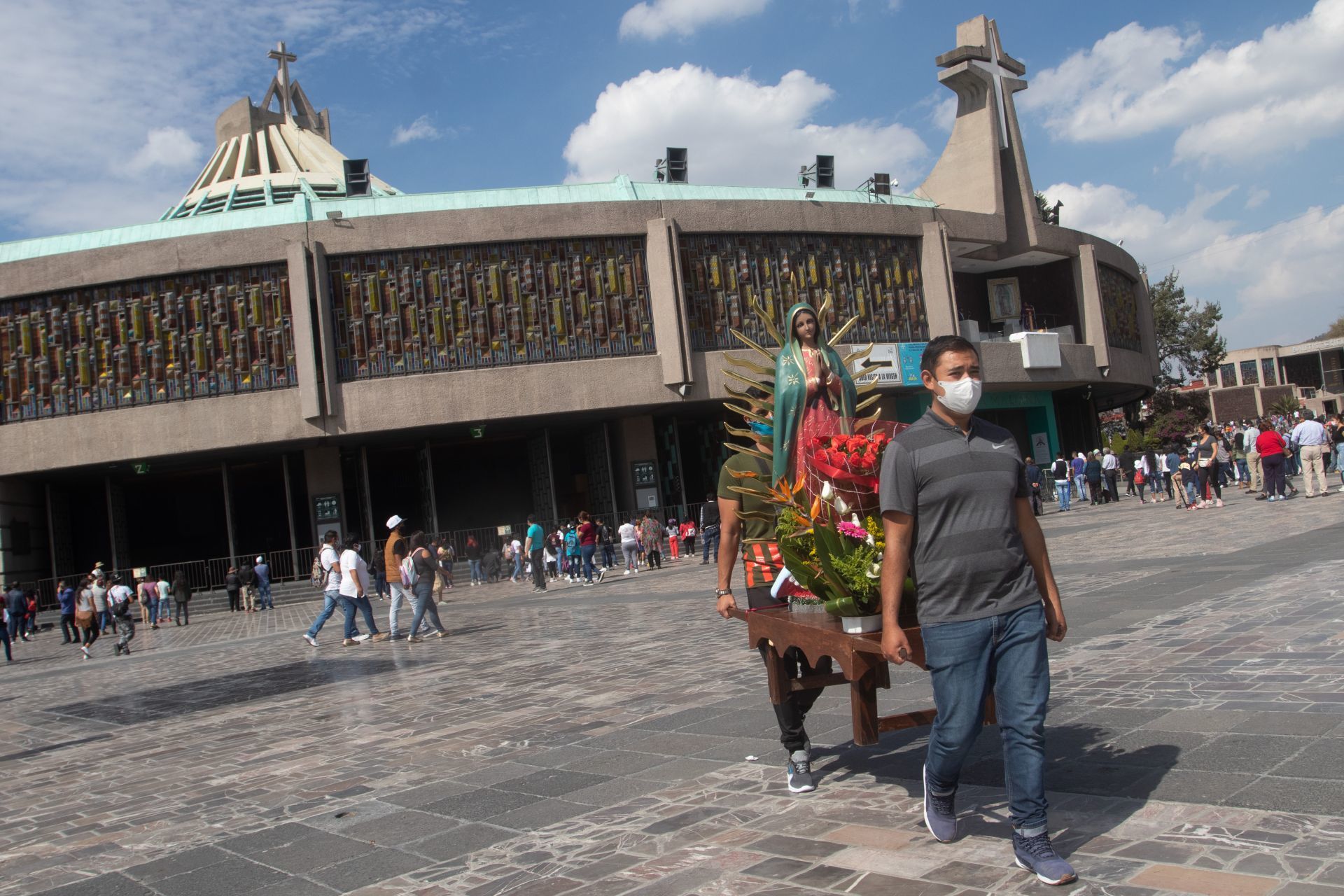 Basílica de Guadalupe. Ciudad de México, 6 de diciembre de 2020.