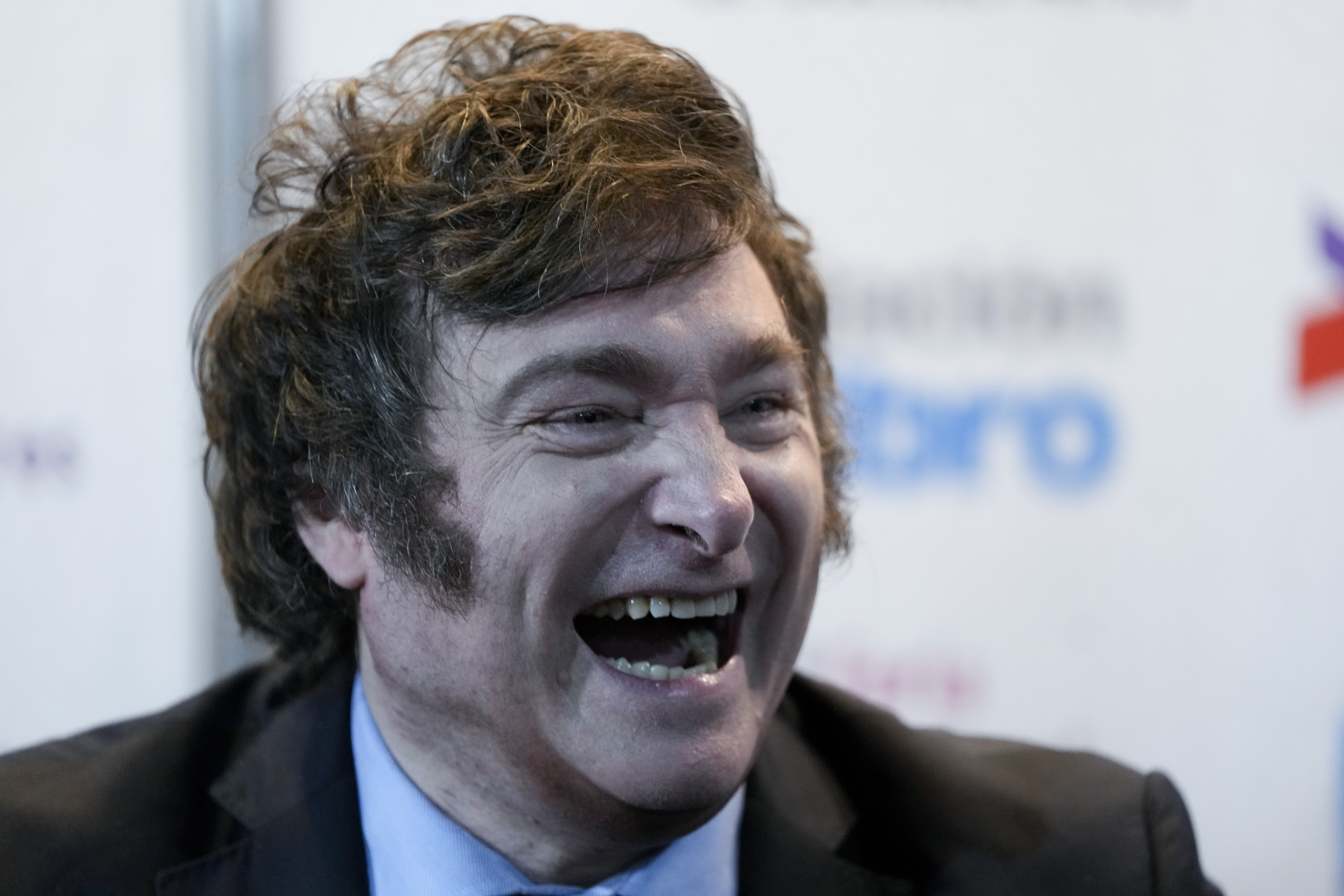 El candidato presidencial argentino Javier Milei (AP Foto/Natacha Pisarenko)