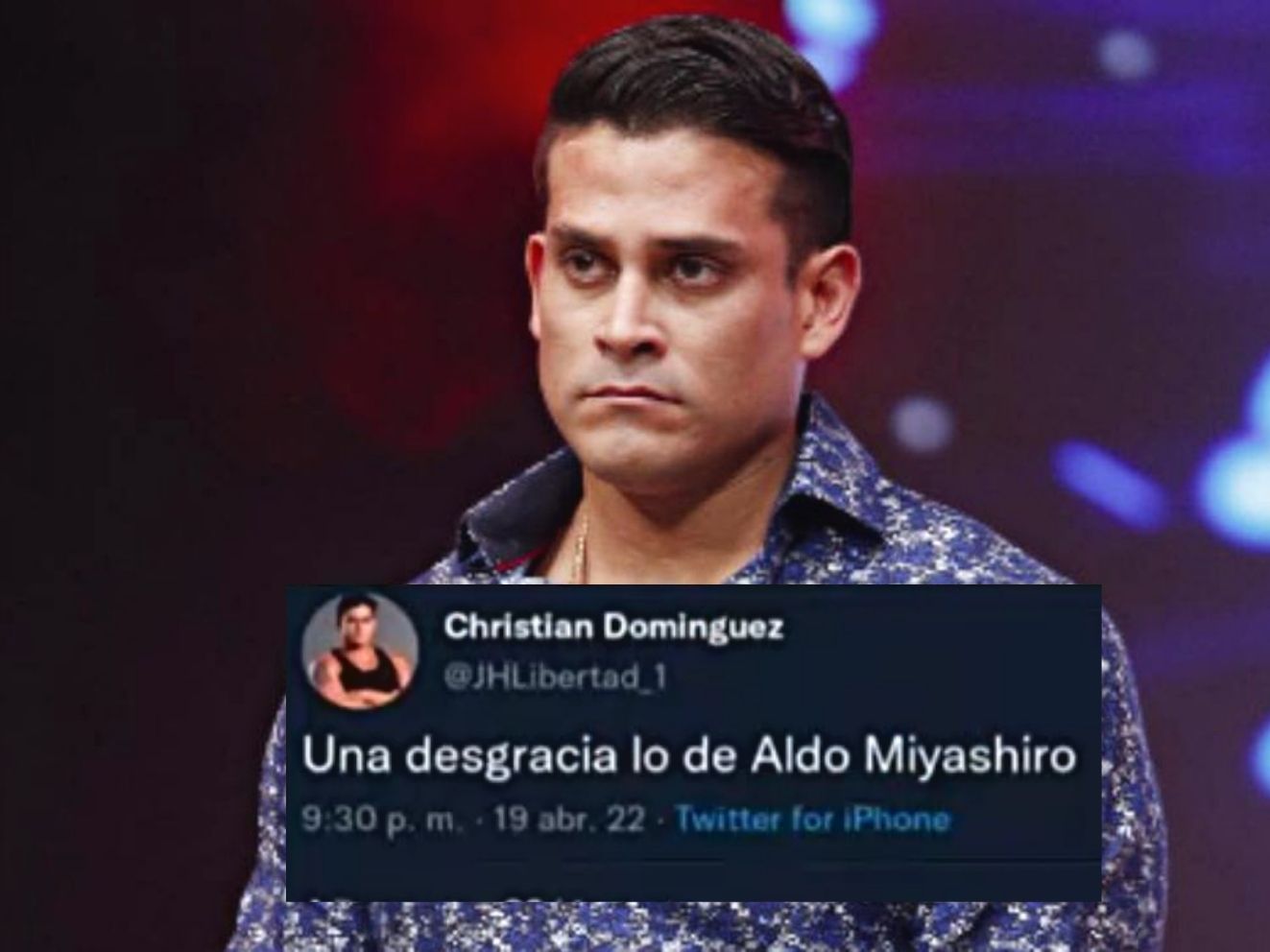 Christian Domíguez Indignado Con Usuarios Por Volverlo Meme Tras Ampay De Aldo Miyashiro Infobae 3120