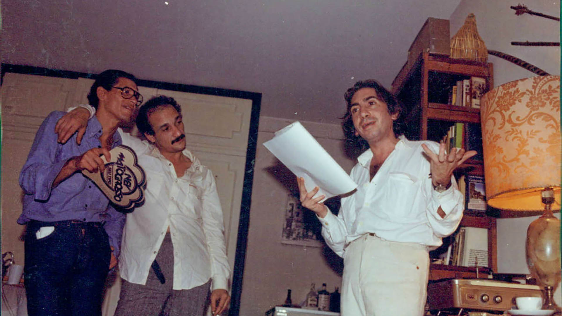 Néstor Perlongher (right) was one of the founders and main representatives of the Argentine Homosexual Liberation Front (FLH). 