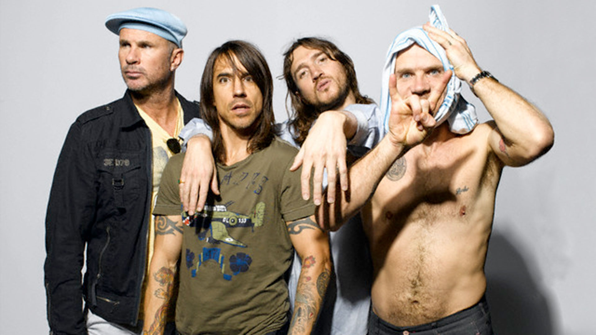 De izquierda a derecha, Chad Smith, Anthony Kiedis, John Frusciante y Flea: la formación más icónica de Red Hot Chili Peppers que están cumpliendo 40 años de carrera