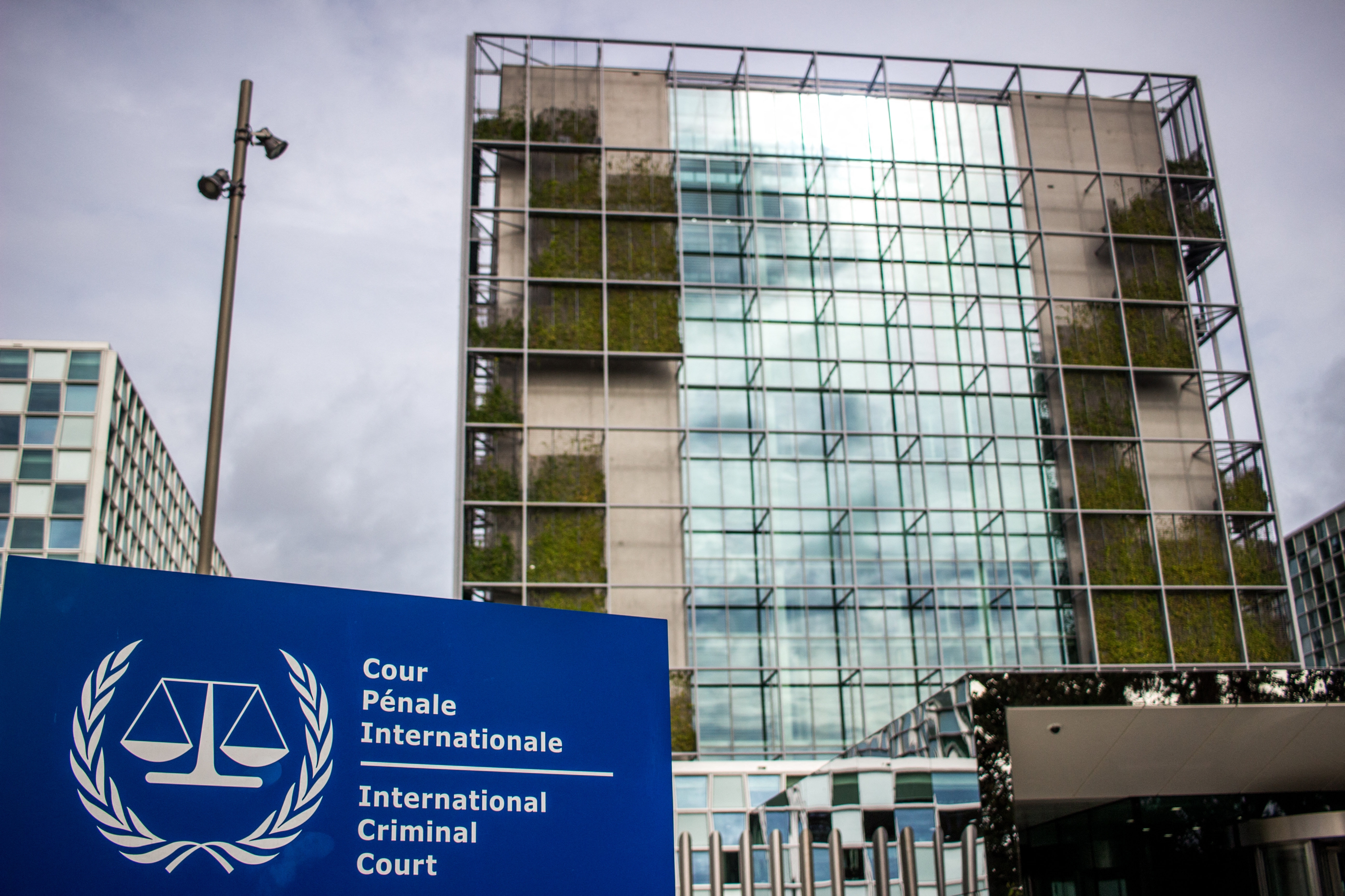 La sede de la Corte Penal Internacional en La Haya, Países Bajos. (Martin Bertrand/Polaris)