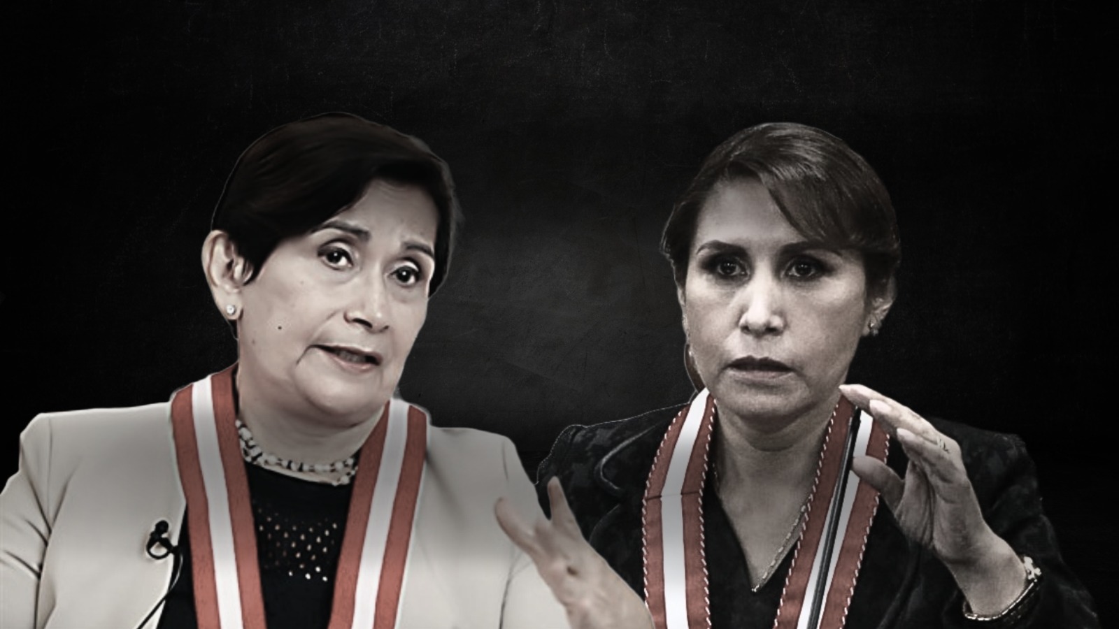 De izquierda a derecha, Luz Tello y Patricia Benavides. (Composición: Infobae Perú)