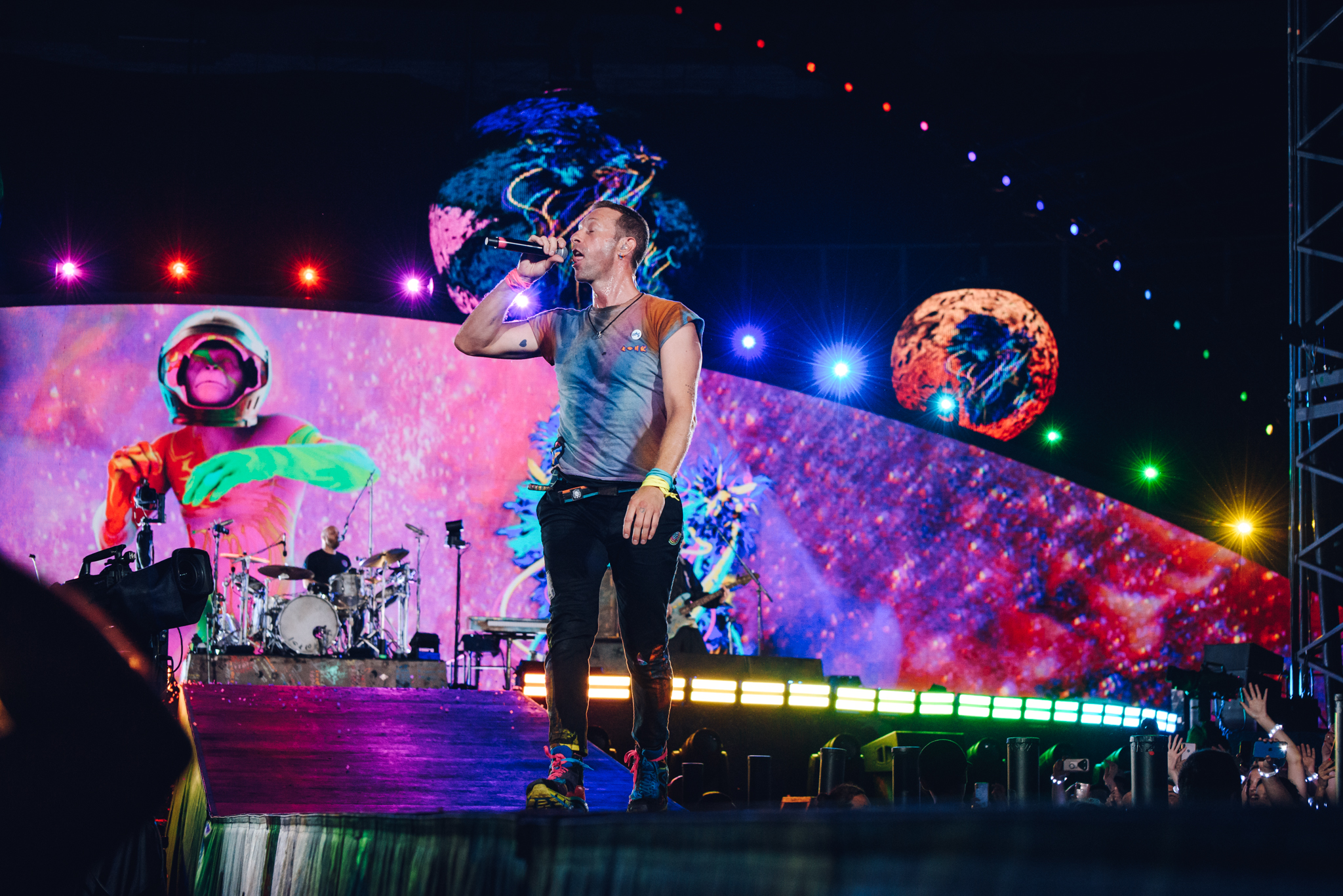 Este martes 25 de octubre Coldplay inició su serie de 10 shows en River Plate (Fotos: Gentileza DF Entertainment)