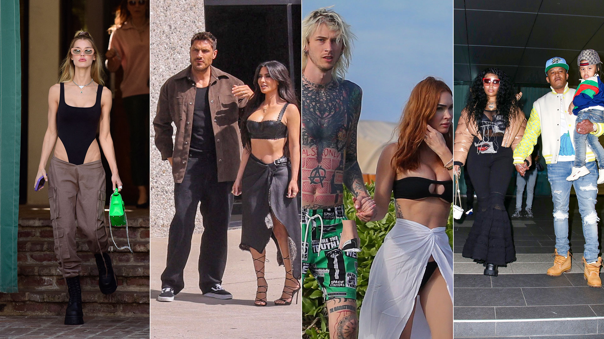 Joy Corrigan marcó tendencia con su look, Megan Fox y Machine Gun Kelly disfrutan de unas vacaciones en Hawái: celebrities en un click