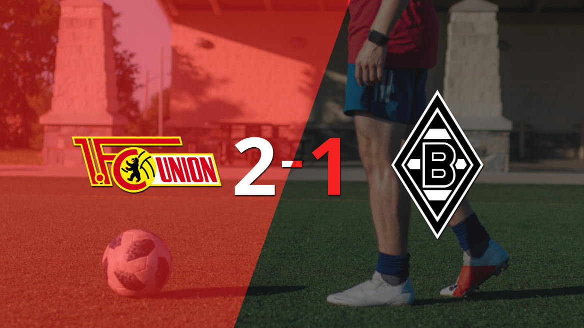 B. Mönchengladbach no pudo en su visita a Unión Berlín y perdió 2 a 1
