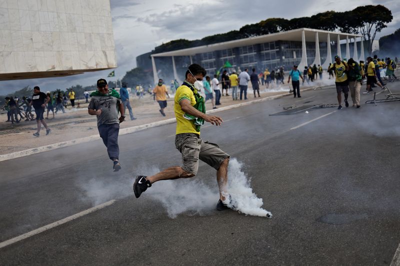 Intento de golpe de Estado contra el flamante gobierno de Lula (REUTERS/Ueslei Marcelino)
