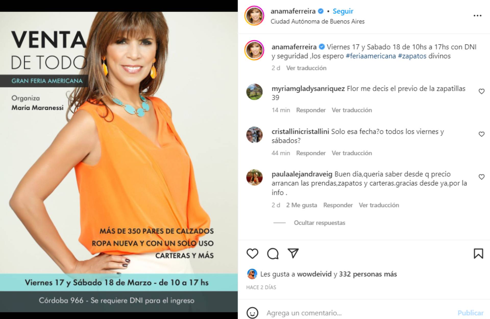Anamá Ferreyra's post 