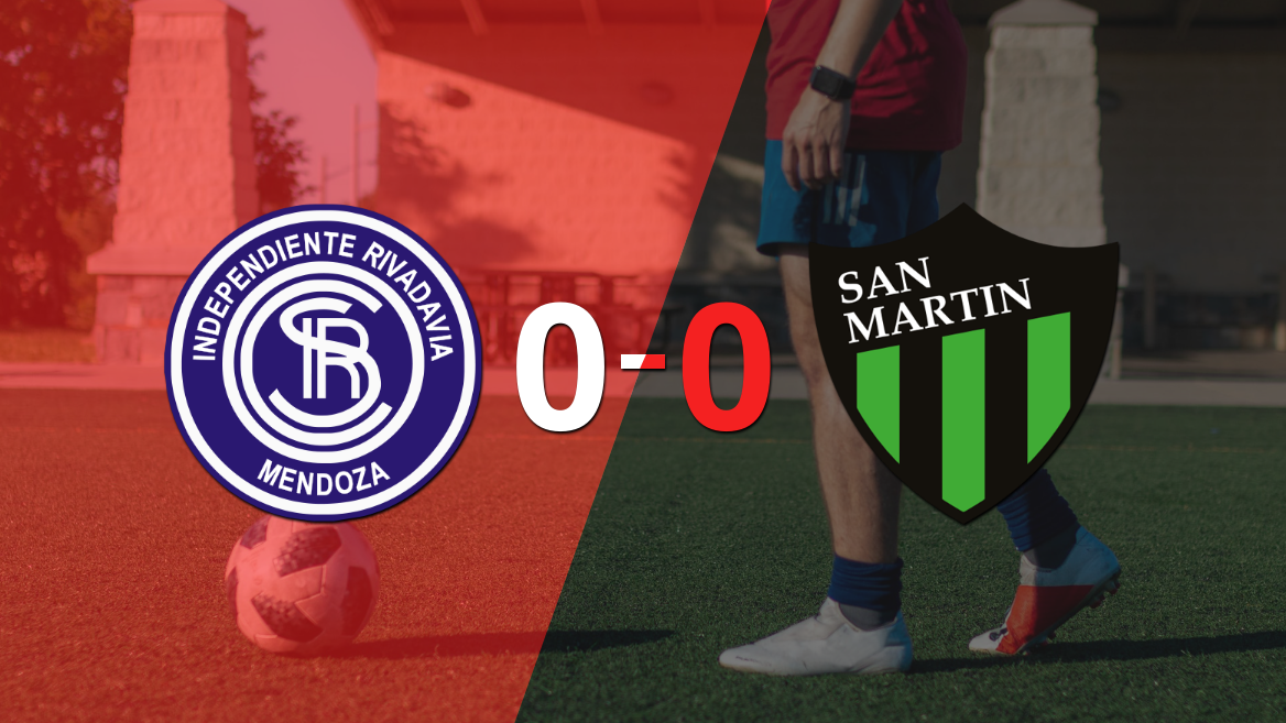 Cero a cero terminó el partido entre Independiente Mdz. y San Martín (SJ)