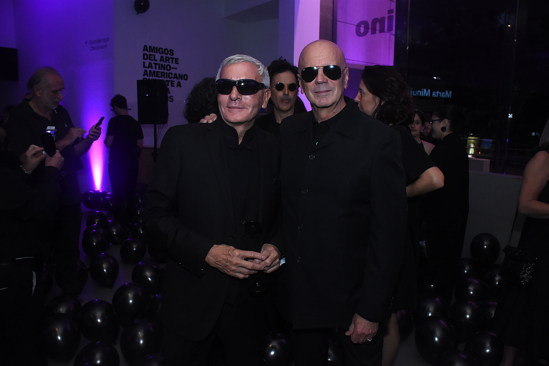 El coleccionista, Esteban Tedesco, junto a Jorge Telerman, director general del Teatro Colón 