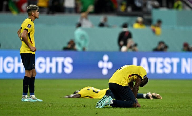 Ecuador cayó con Senegal 2-1 y quedó eliminado del Mundial Qatar 2022 (Foto: Reuters)