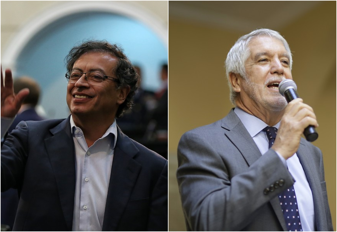 Gustavo Petro y Enrique Peñalosa. / Fotos: Colprensa