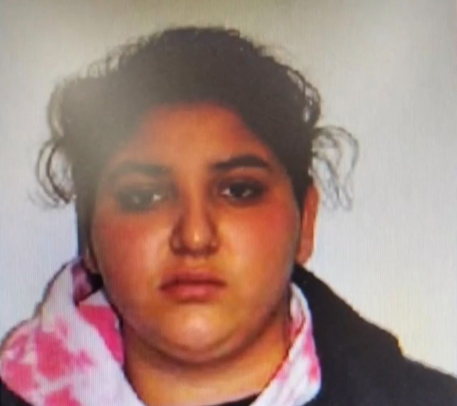 Pamela Cabanillas y la fotografía que le tomó la justicia española al momento de ser detenida por robar ropa