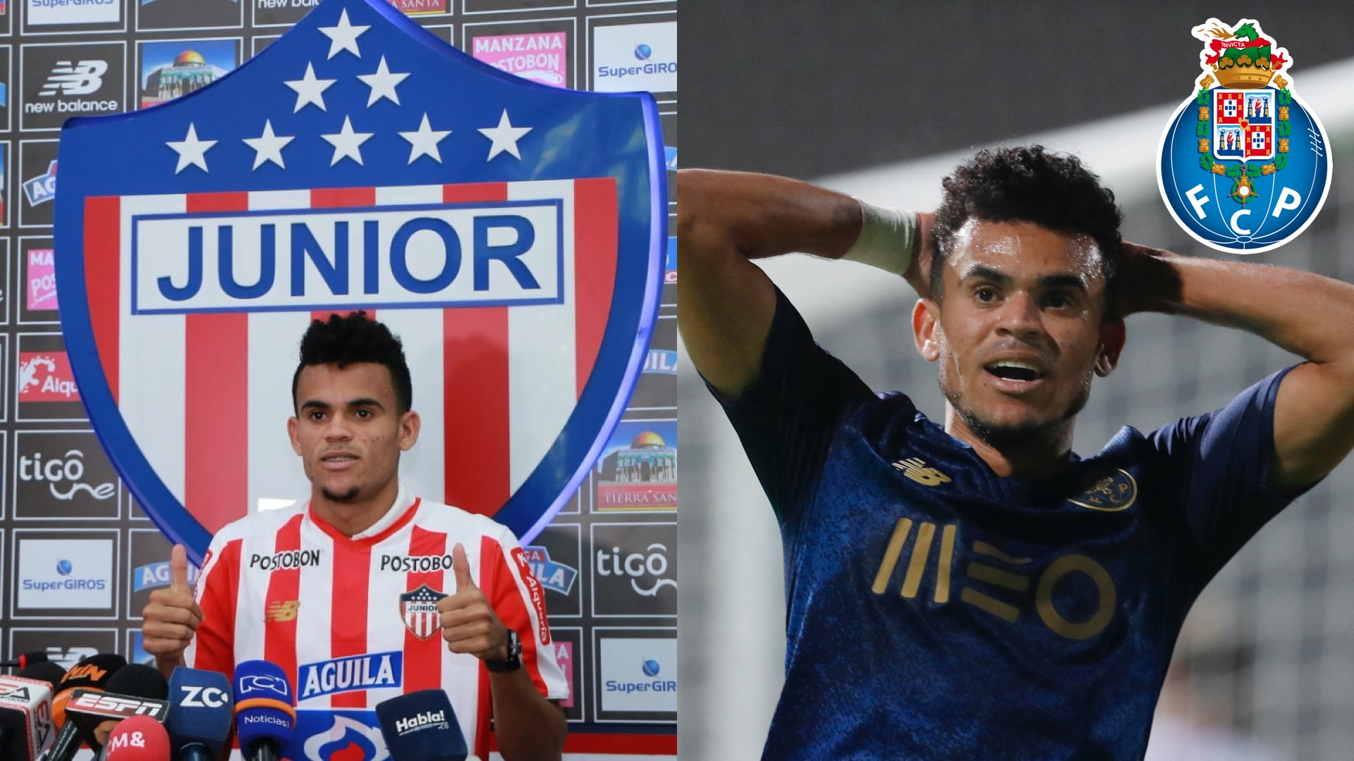 En julio de 2019, Luis Díaz fue transferido de Junior de Barranquilla a FC Porto por 7,2 millones de euros
