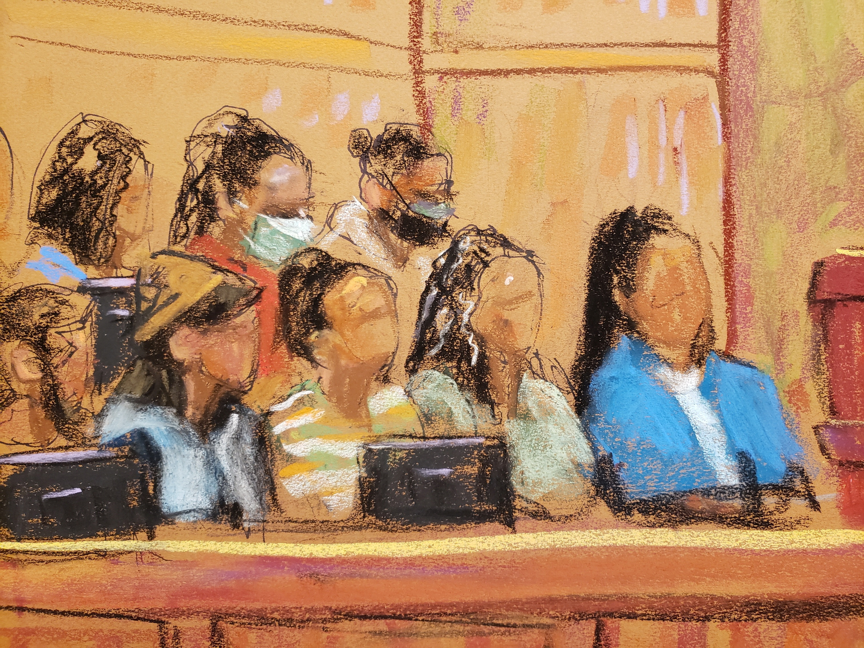 El jurado que declaró culpable a García Luna está compuesto por siete mujeres y cinco hombres Foto: REUTERS/Jane Rosenberg