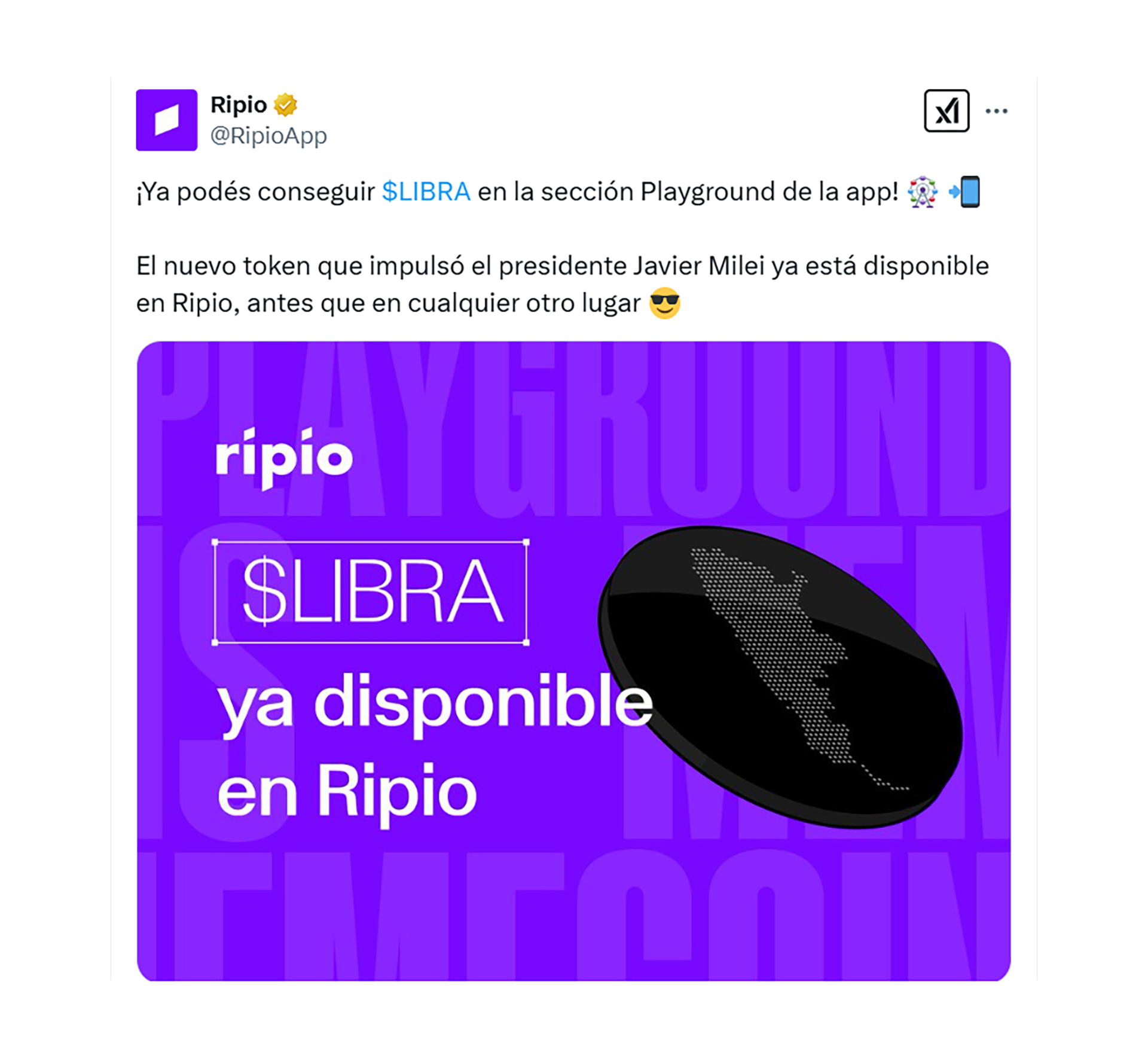 Una billetera cripto permitió comprar $LIBRA a los usuarios minoristas dos  horas después del tuit de Milei - Infobae