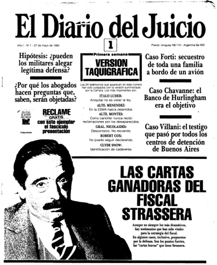 El Diario del Juicio reproducía el contenido de las audiencias
