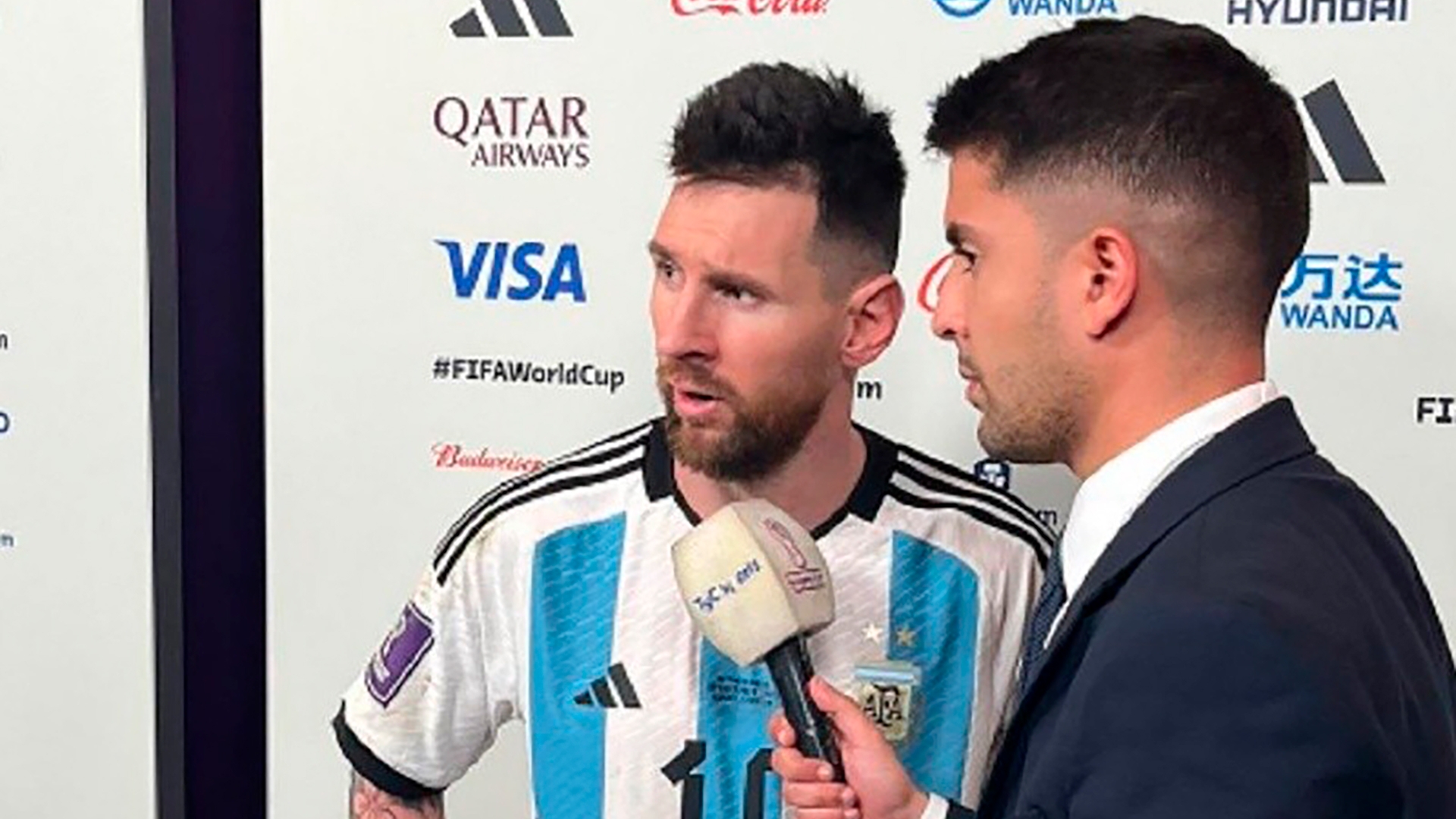 Messi y su cruce con Wout Weghorst tras el triunfo ante Países Bajos