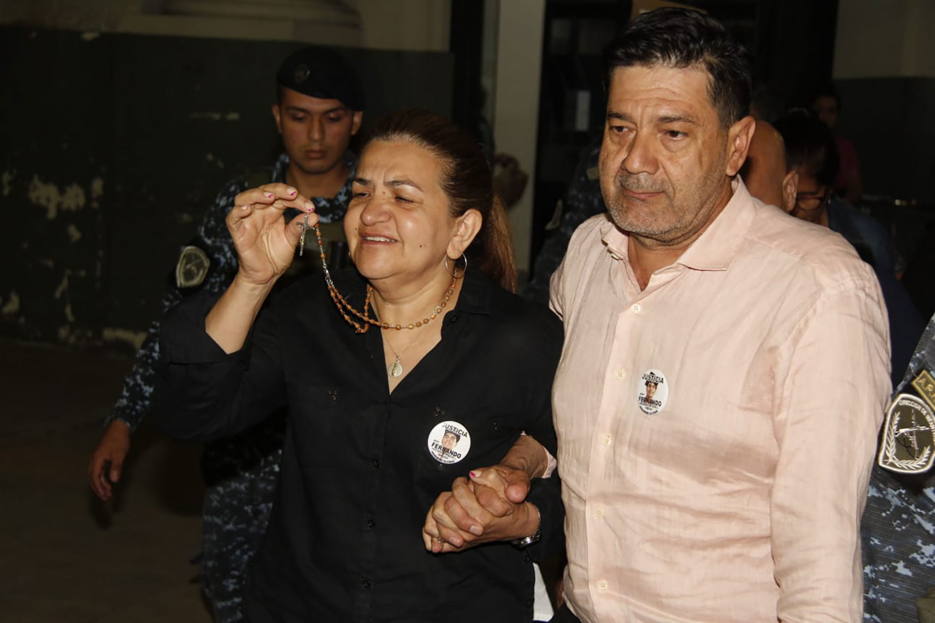 Graciela, the mother of Fernando Báez Sosa, spoke after the first day of allegations