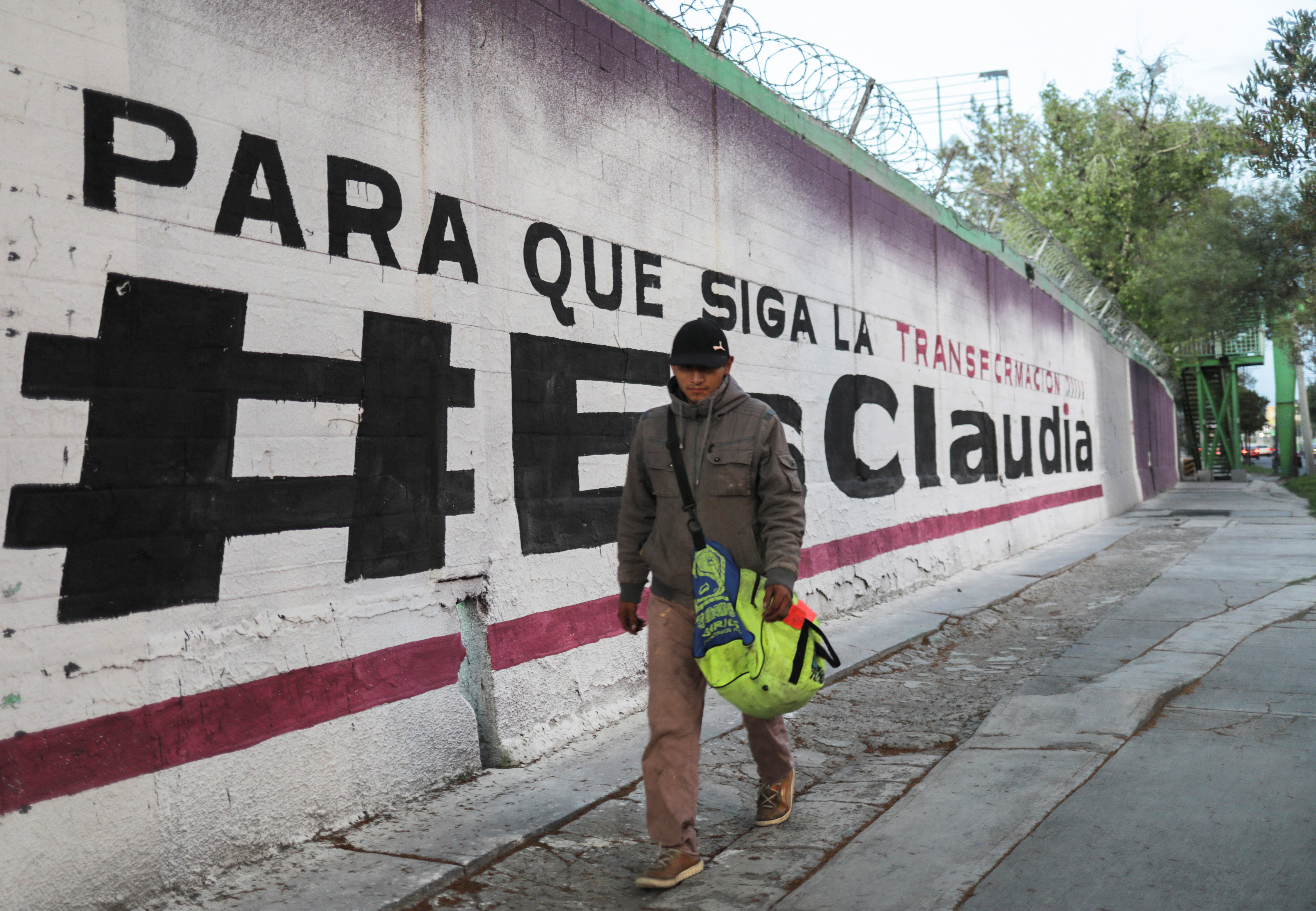 Claudia Sheinbaum es considerada la "corcholata" consentida del presidente López Obrador. REUTERS/Henry Romero