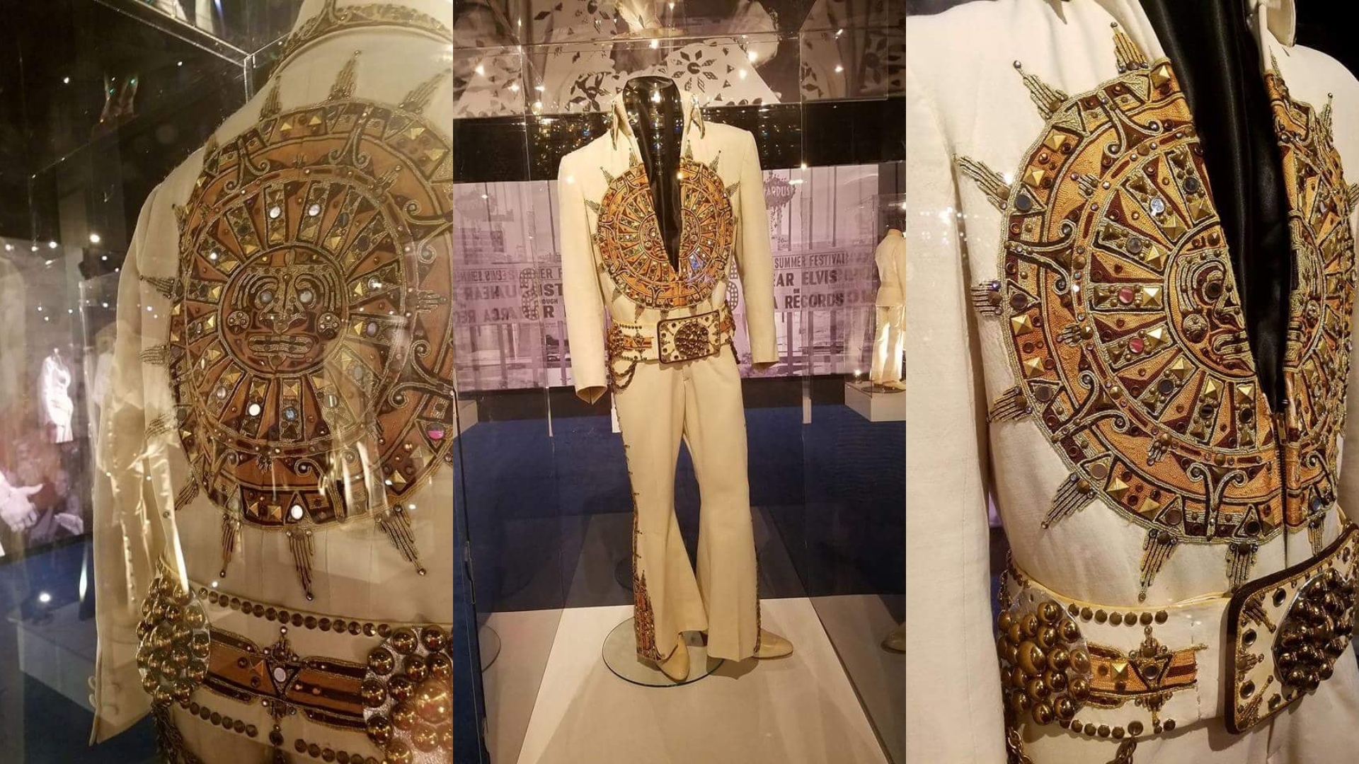 El impresionante traje del “Sol Azteca” que usó Elvis Presley en su último  concierto - Infobae