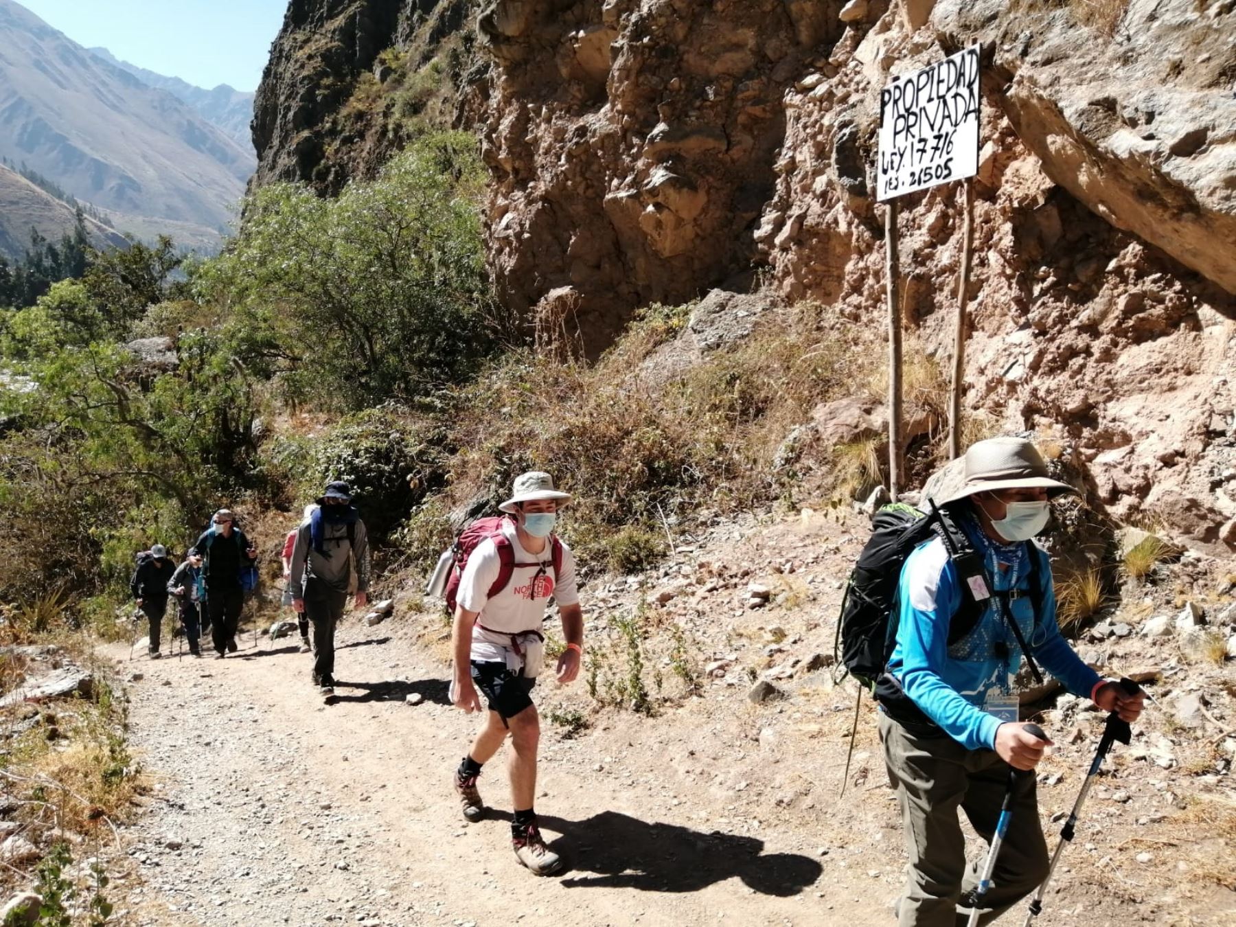 El Camino Inca a Machu Picchu abarca 43 kilómetros y es considerado uno de los mejores del mundo para el excursionismo, senderismo y trekking. Foto/Andina