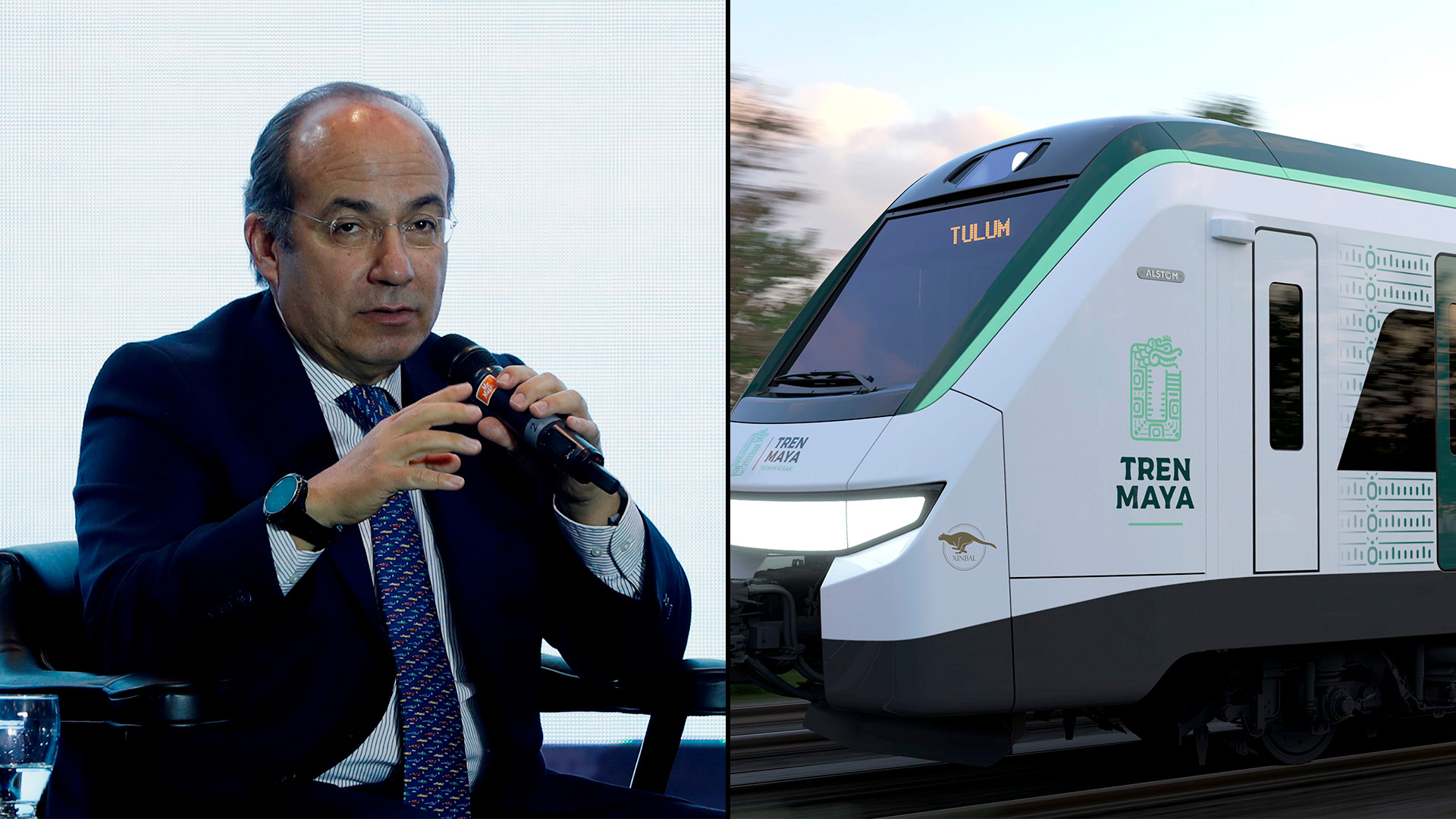 “Totalmente desquiciado”: Felipe Calderón se lanzó en contra del Tren Maya