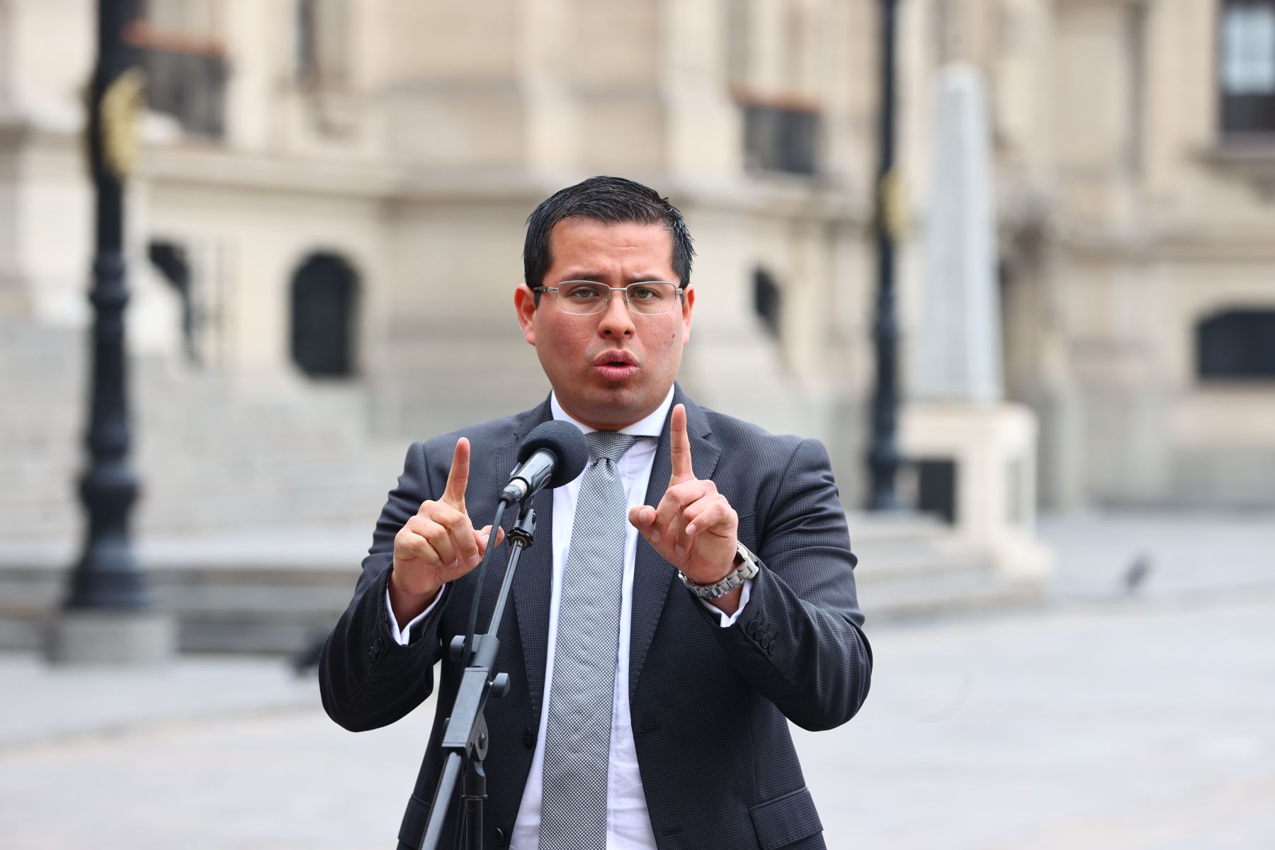Benji Espinoza descartó la entrega de videos de cámaras de seguridad de Palacio Gobierno