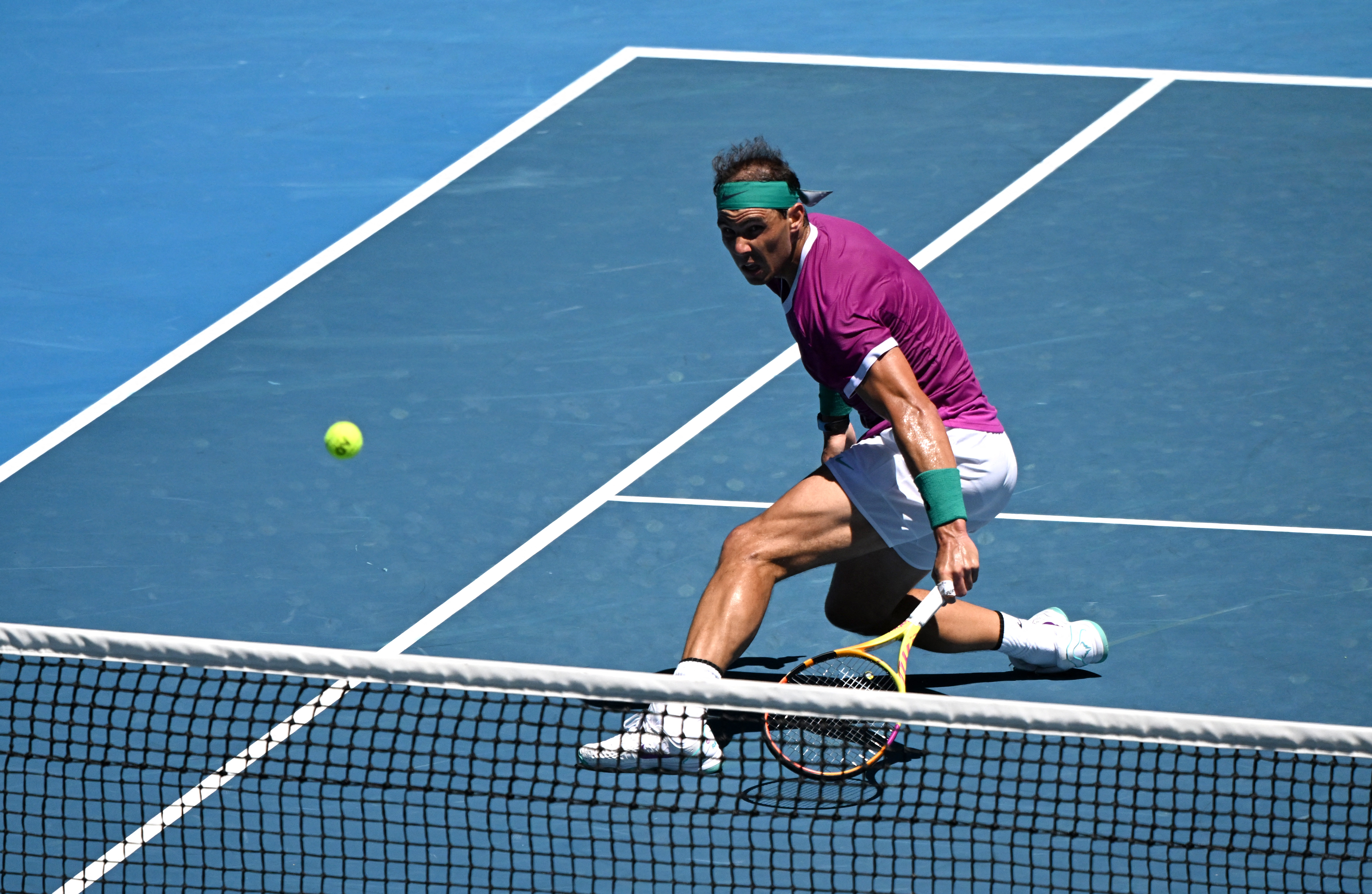 Rafael Nadal lucha por ser el máximo ganador en la historia de los Grand Slam (Reuters)