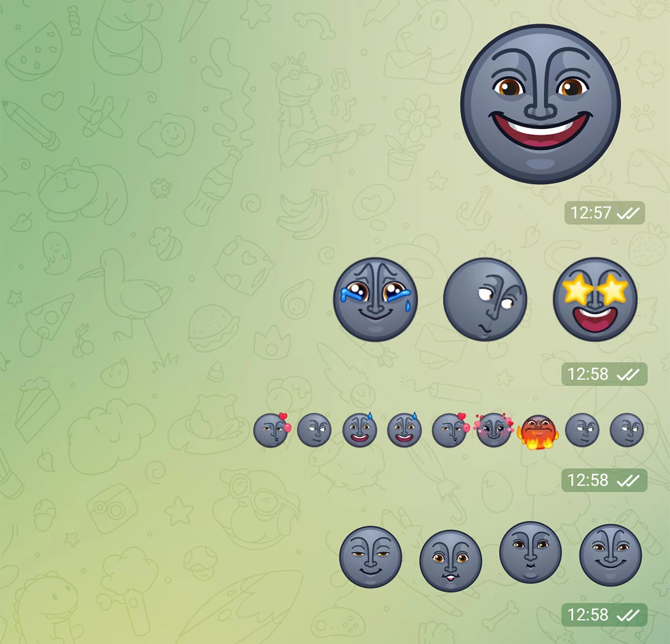 Nuevos emojis en Telegram. (foto: Telegram)