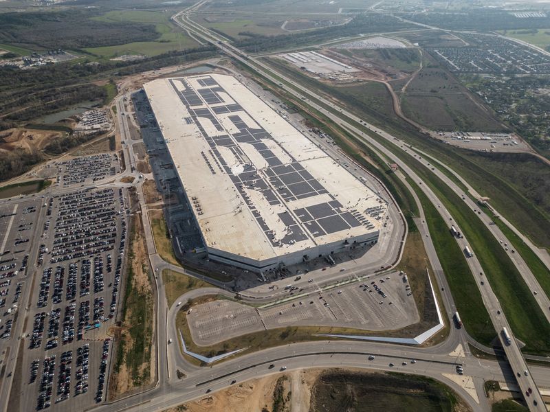 Imagen de archivo. Una vista general de la gigafábrica de Tesla en Austin, Texas, EEUU. 28 de febrero de 2023. REUTERS/Go Nakamura